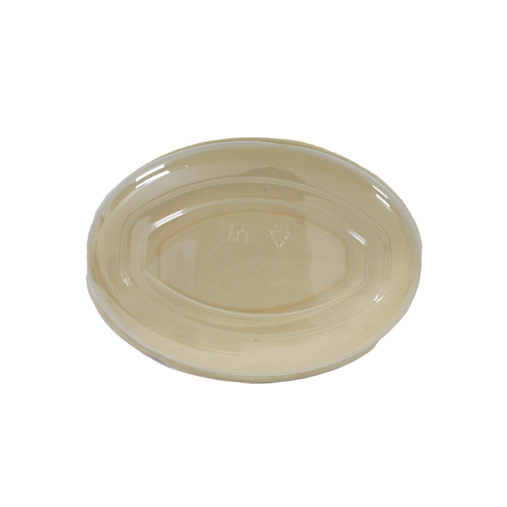 Bagasse Burrito Oval Bowl 24 Oz Pet Lid 600 Pieces - Your One Stop Solution UAE