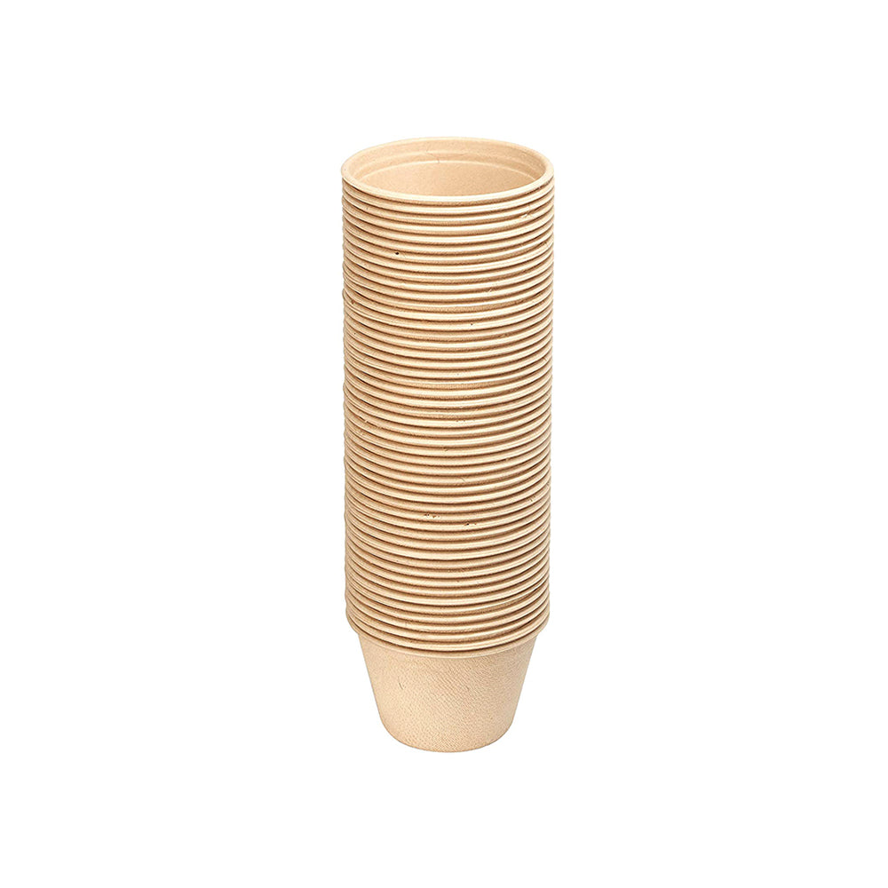 Bagasse Sauce Cup With Clear Lid 4 OZ 1X1000 Pieces - Your One Stop Solution UAE