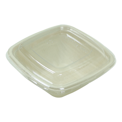 Bagasse Square Shape Bowl 350ML With Lid 600 Pieces - Your One Stop Solution UAE