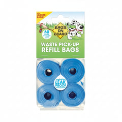 BOB Refill Bags – Blue 60 bags (4×15)