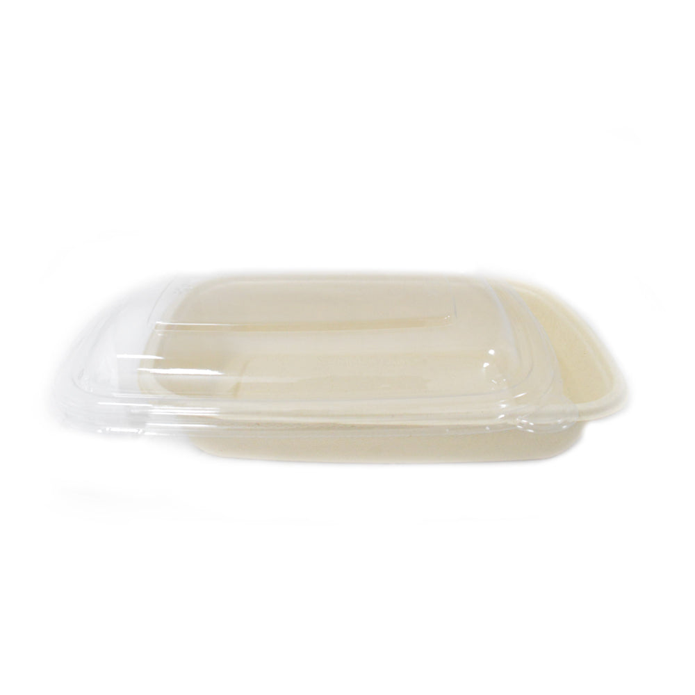 Bio-Degradable Rectangular 750 ML Container Pet Lid-SNH Packing