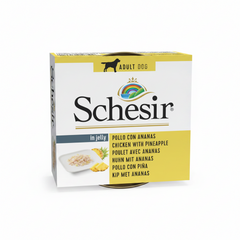 Schesir Dog Wet Food in Jelly Can-Chicken With Pineapple 150g