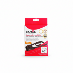 Camon Adjustable Nylon Dog Muzzle with Mesh - Small