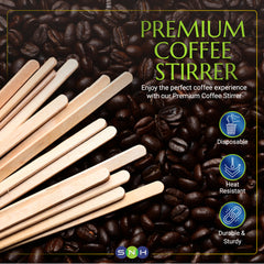 SNH Coffee Stirrer Stick 14CM Unwrapped