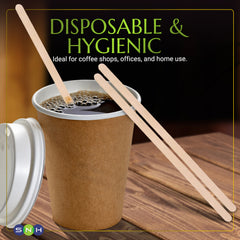 SNH Coffee Stirrer Stick 14CM Unwrapped