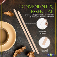 SNH Coffee Stirrer Stick 14CM Unwrapped