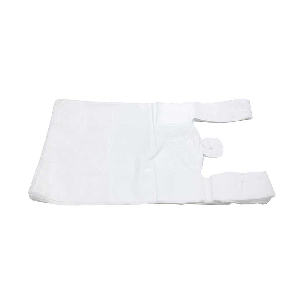 Disposable Plastic Carry Bag White Large 15 KG - Your One Stop Solution UAE