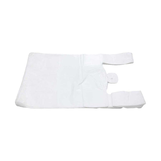 Disposable Plastic Carry Bag White Large 15 KG - Your One Stop Solution UAE