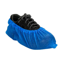 PE Shoe Cover Blue – 15x41cm (1 Bag x 100PCS) | Disposable Protective Foot Covers
