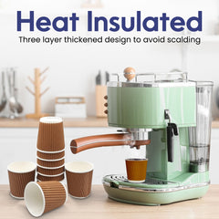 أكواب قهوة كرافت ريبل بدون غطاء 10 قطع