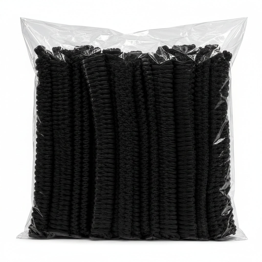 Disposable elastic hair net for kitchens, restaurants and catering use