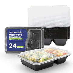 Microwave Food Containers with Lids – Multiple Sections | Durable Meal Prep Boxes