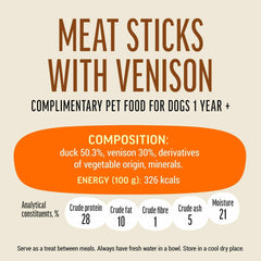 Dog Fest Meat Sticks With Vension For Adult Dogs - 45g