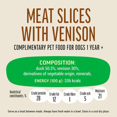 Dog Fest Slices With Venison For Adult Dogs - 90g