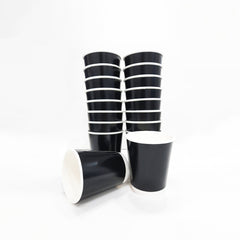 Paper Cups – Double Wall Black | Multiple Sizes | Premium Disposable Hot Cups