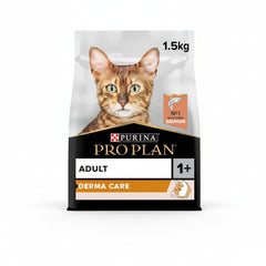 Purina Pro Plan Adult Derma Care, Dry Cat Food with Salmon, 1.5 kg