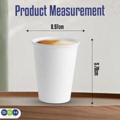Single Wall Coffee Cup 12 Oz Heavy Duty 1X500 Pieces - Your One Stop Solution UAE