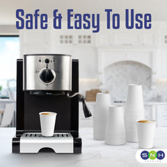 Single Wall Coffee Cup 12 Oz Heavy Duty 1X500 Pieces - Your One Stop Solution UAE