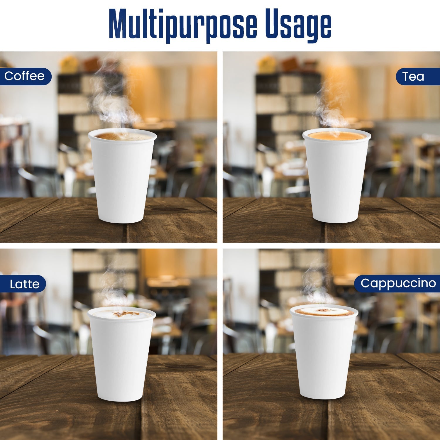 Single Wall Coffee Cup 12 Oz Heavy Duty 1X500 Pieces - Your One Stop Solution UAE