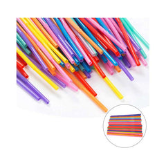 Fancy Flexible Straw Multi Color 6MM 2400 Pieces - Your One Stop Solution UAE