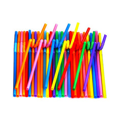 Fancy Flexible Straw Multi Color 6MM 2400 Pieces - Your One Stop Solution UAE