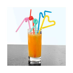 Fancy Flexible Straw Multi Color 6MM 2400 Pieces - Your One Stop Solution UAE