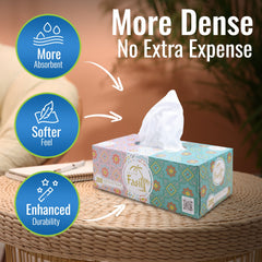 Fasil Facial Tissue 200 Sheet 1 Ply Pack 5 Pieces - Your One Stop Solution UAE