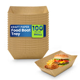 Kraft Paper Food Boat Tray #2 Small