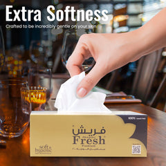 Fresh Facial Tissue – 200 Sheets | 2-Ply | 5 BXS PKT