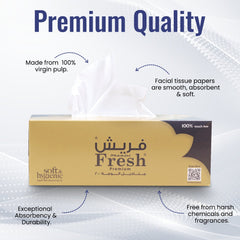 Fresh Facial Tissue – 200 Sheets | 2-Ply | 5 BXS PKT