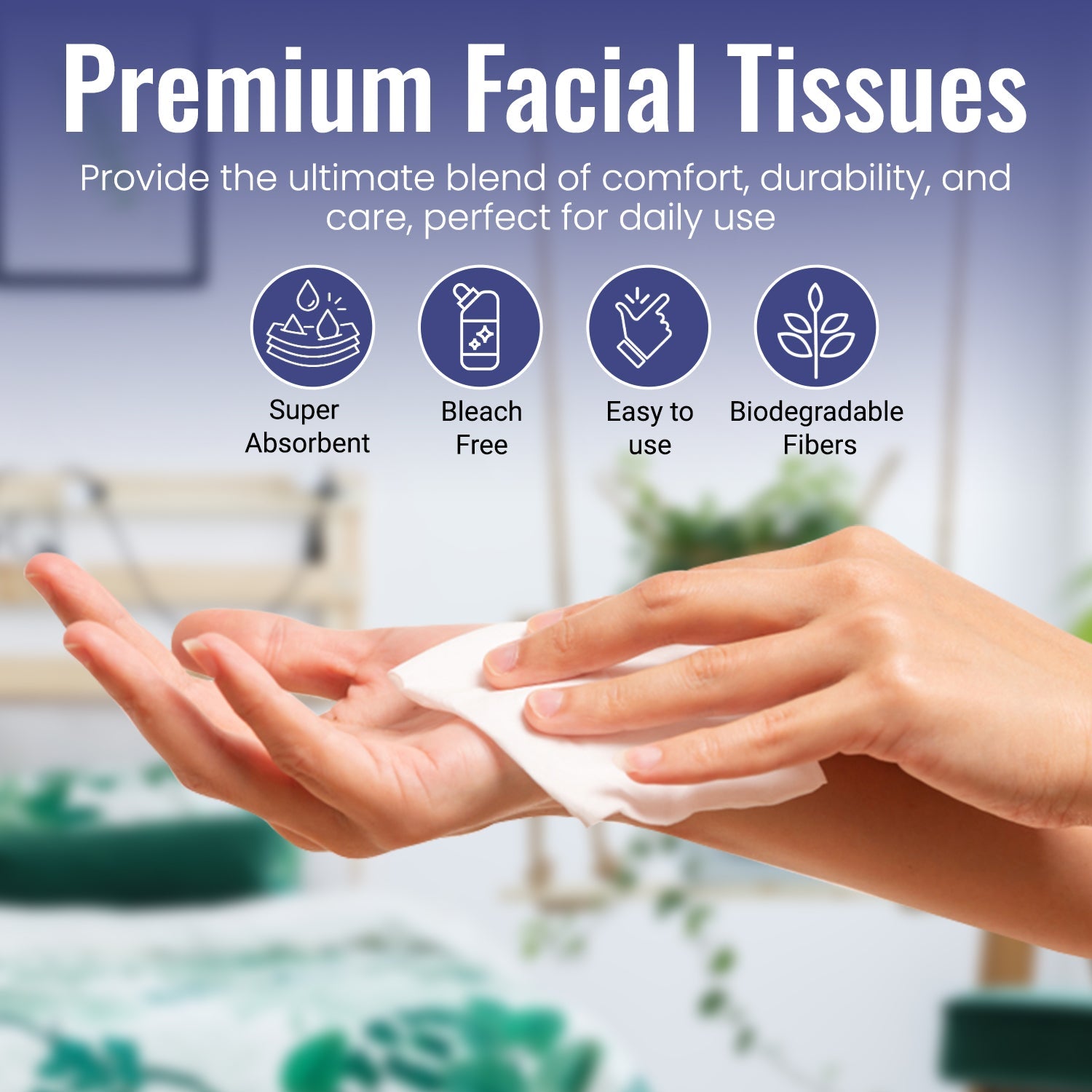 Fresh Facial Tissue 500 Sheets 2 Ply Pack 30 Pieces - Your One Stop Solution UAE