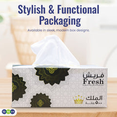 Fresh Facial Tissue 500 Sheets 2 Ply Pack 30 Pieces - Your One Stop Solution UAE