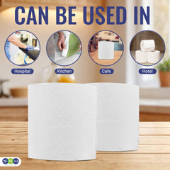 Maxi Roll 900GRM Plain (LMT) 2-Ply – 1x6 Rolls | Premium Kitchen & Cleaning Roll