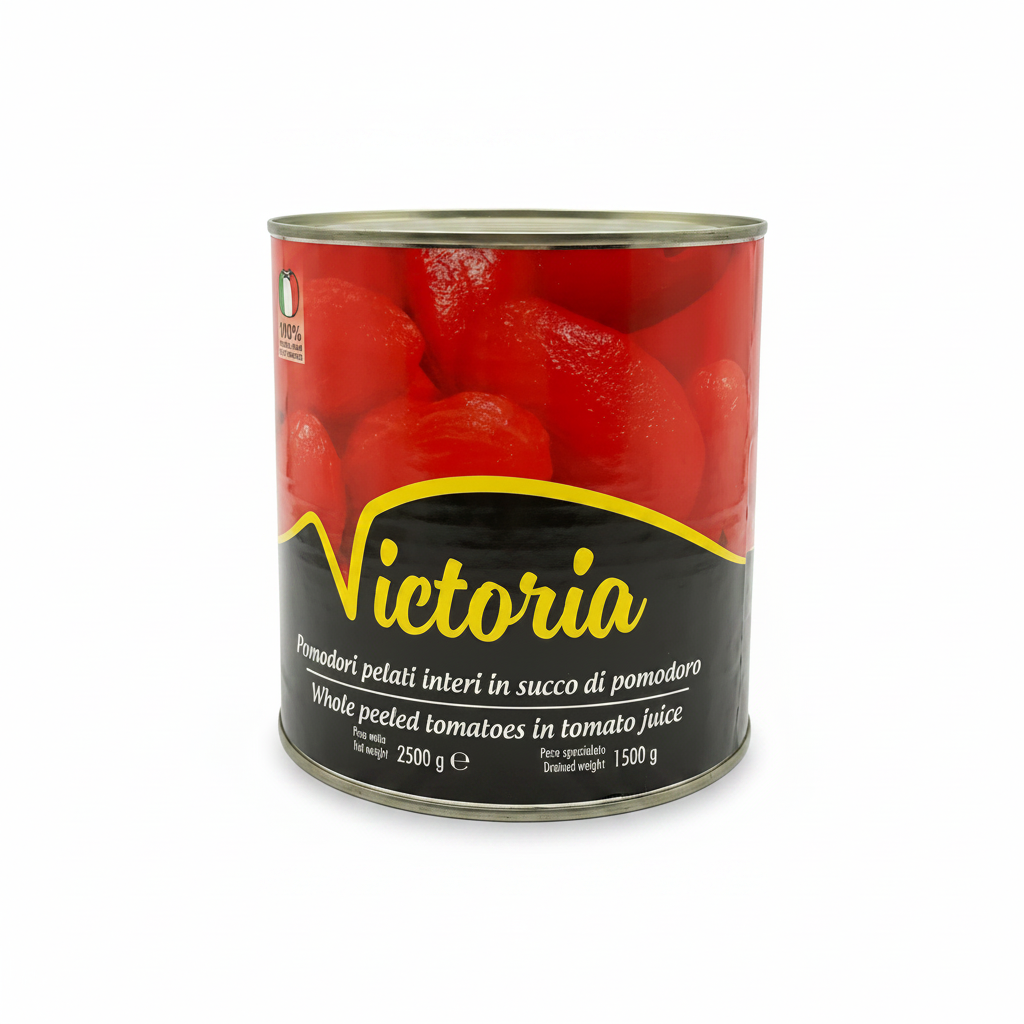 VICTORAI WHOLE PEELED TOMATO 2.5KG