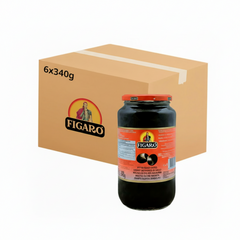 figaro pitted black olives 340grms