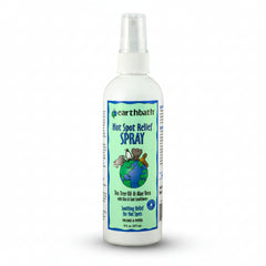 earthbath® Hot Spot Relief Spray, Tea Tree Oil & Aloe Vera, Made in USA, 8 oz pump spray