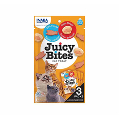 INABA Juicy Bites Fish & Clam Flavor 33.9g (3 Pouches)