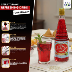 Rooh Afza Syrup Mixed Flavor Juice 800 ml