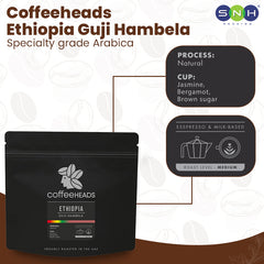 Coffeeheads Ethiopia Guji Hambela Premium Arabica Coffee Beans