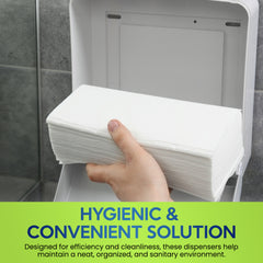 Interfold Tissue – 1 Ply | Soft & Absorbent Disposable Paper Towels for Washrooms & Commercial Use