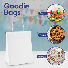 White Paper Bag Twisted Handle