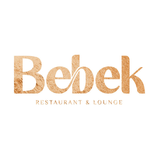 Bebek Restaurant & Lounge logo with a textured wood effect on a white background
