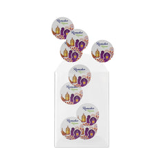 Ramadan Kareem Sheet Paper Stickers 5cm Round