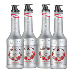 Monin Lychee Fruit Mix Puree 1 Liter