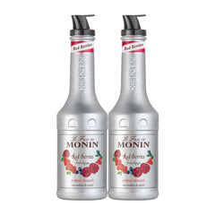 Monin Red Berries Fruit Mix Puree 1 Liter