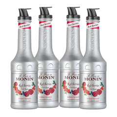Monin Red Berries Fruit Mix Puree 1 Liter