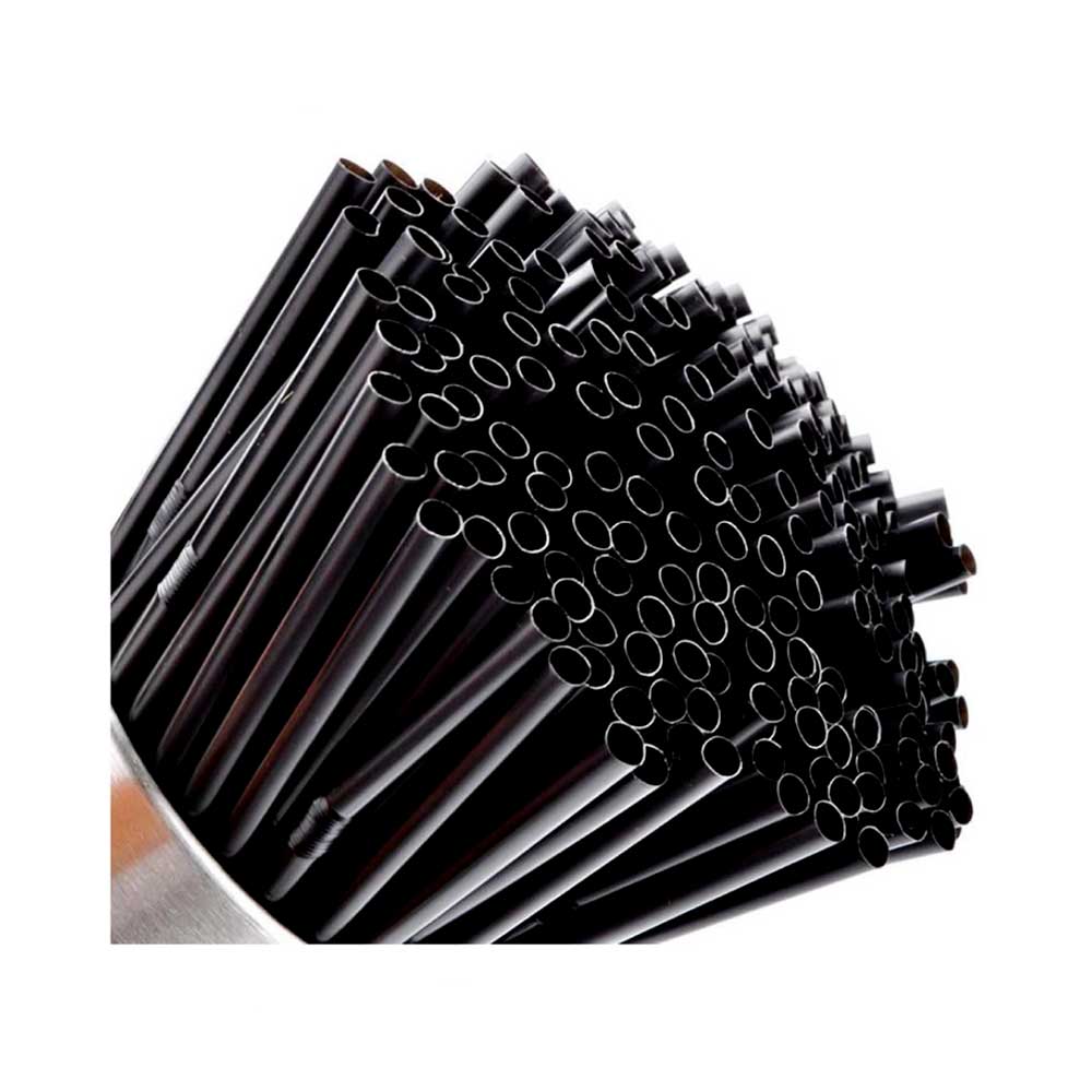 Straw Black Wrapped 6MM 20X500 Pieces - Your One Stop Solution UAE
