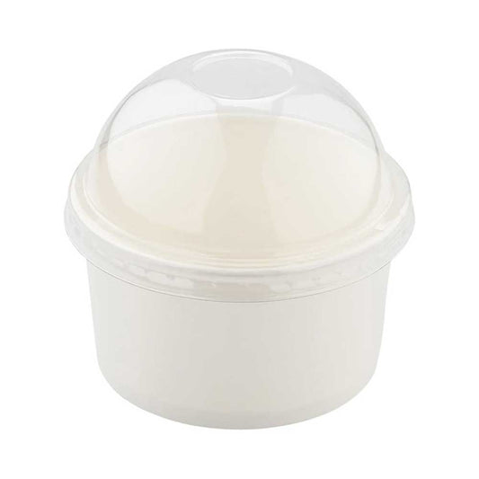 Paper Ice Cream Cup 10 Oz With Dome Lid 1X1000 Pieces - Your One Stop Solution UAE