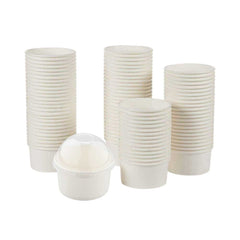 Paper Ice Cream Cup 10 Oz With Dome Lid 1X1000 Pieces - Your One Stop Solution UAE