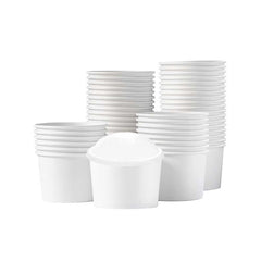Paper Ice Cream Cup 16 OZ With Dome Lid 1X1000 Pieces - Your One Stop Solution UAE
